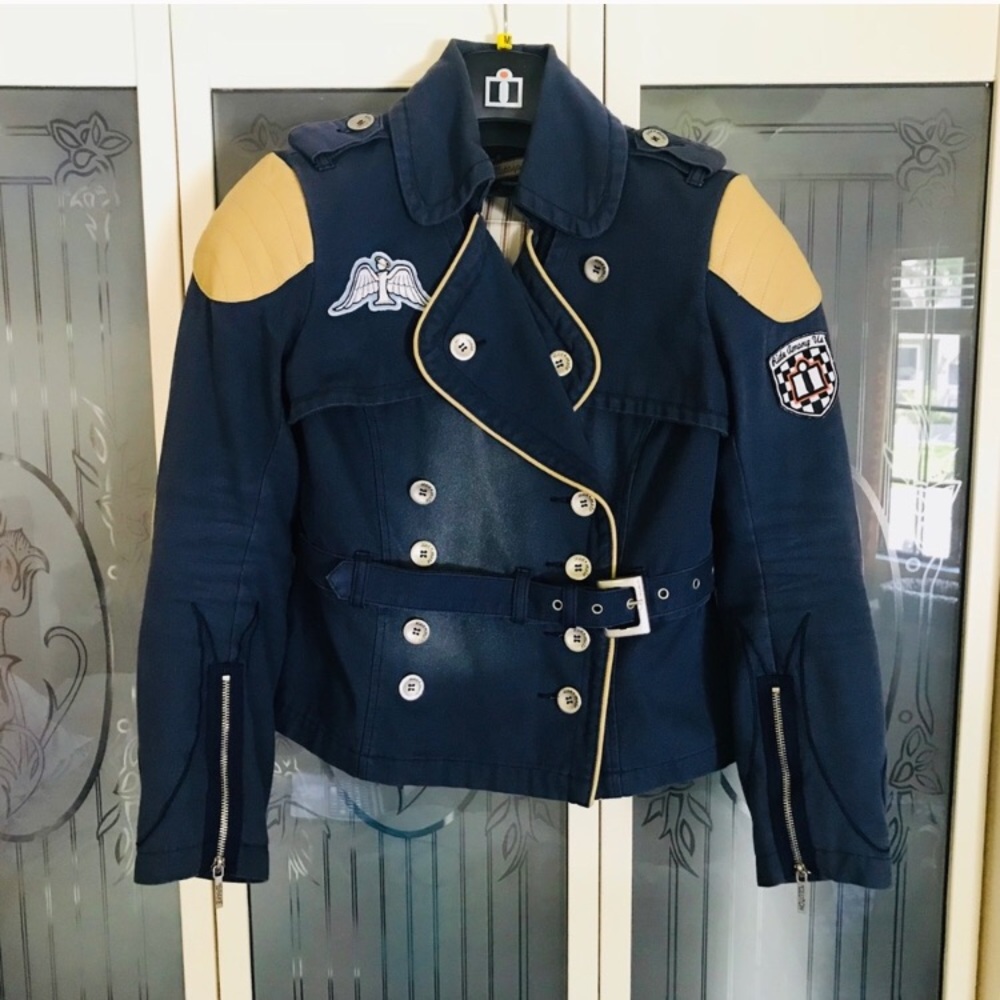 ICON motorcycle jacket with body armor